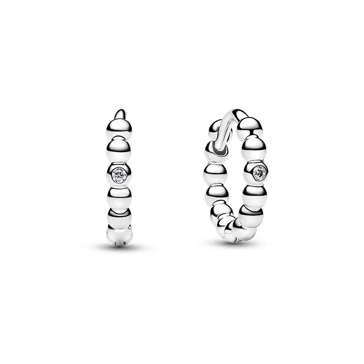 Pandora Signature pärldekorerade huggie-örhängen 294823C01