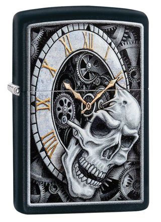Zippo Skull Clock Design 29854
