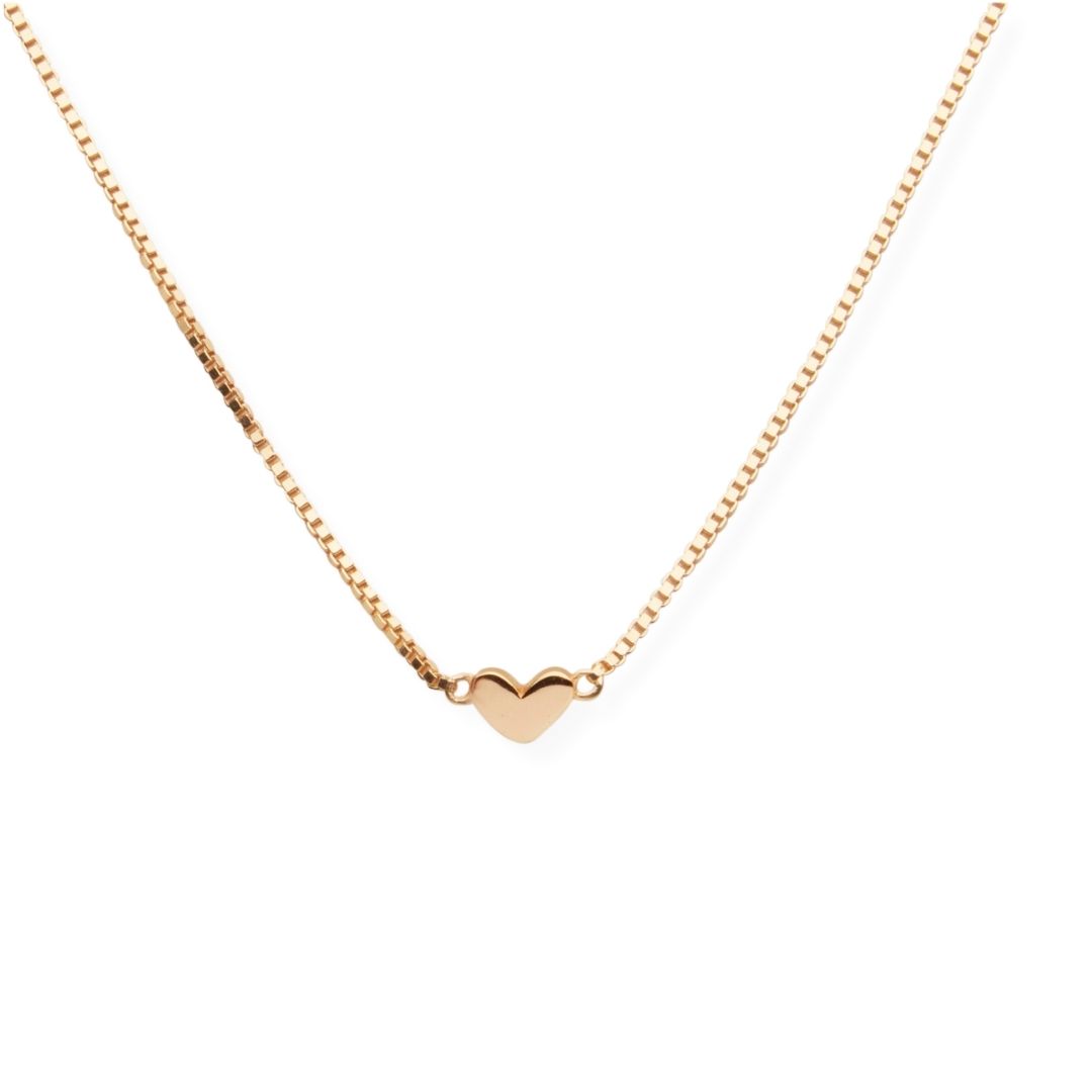 Sparv Admire guldpläterat hjärthalsband 3120101