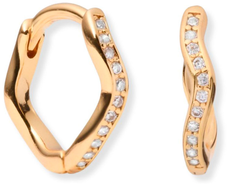 Sparv Cherish guldfärgade örhängen 1970101