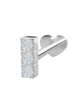 Nordahl Jewellery PIERCE52 labret 3 CZ 4,4mm 314 003CZ9