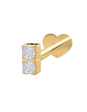 Nordahl Jewellery PIERCE52 labret med diamant 3mm 314 004BR5