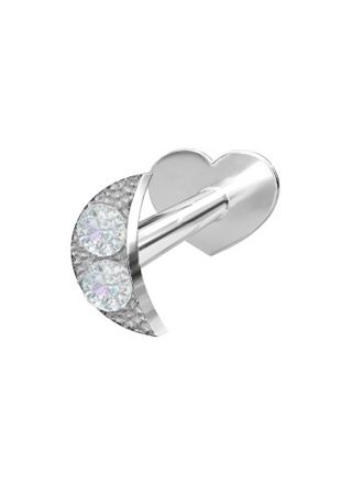 Nordahl Jewellery PIERCE52 labret Moon 3,5mm 314 006CZ9