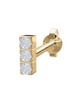 Nordahl Jewellery PIERCE52 diamantörhänge 4,4mm 314 203BR5