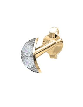 Nordahl Jewellery PIERCE52 diamantörhänge Moon 3,5mm 314 206BR5