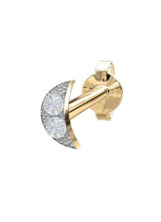 Nordahl Jewellery PIERCE52 diamantörhänge Moon 3,5mm 314 206BR5