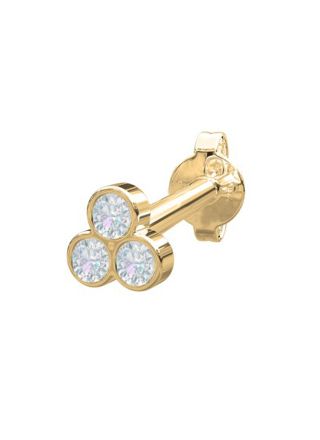 Nordahl Jewellery PIERCE52 diamantörhänge 3mm 314 207BR5
