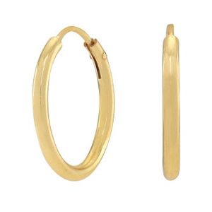 Nordahl Jewellery HOOPS52 örhängen 15mm guld 325 583-3 main product photo