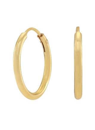 Nordahl Jewellery HOOPS52 örhängen 15mm guld 325 583-3