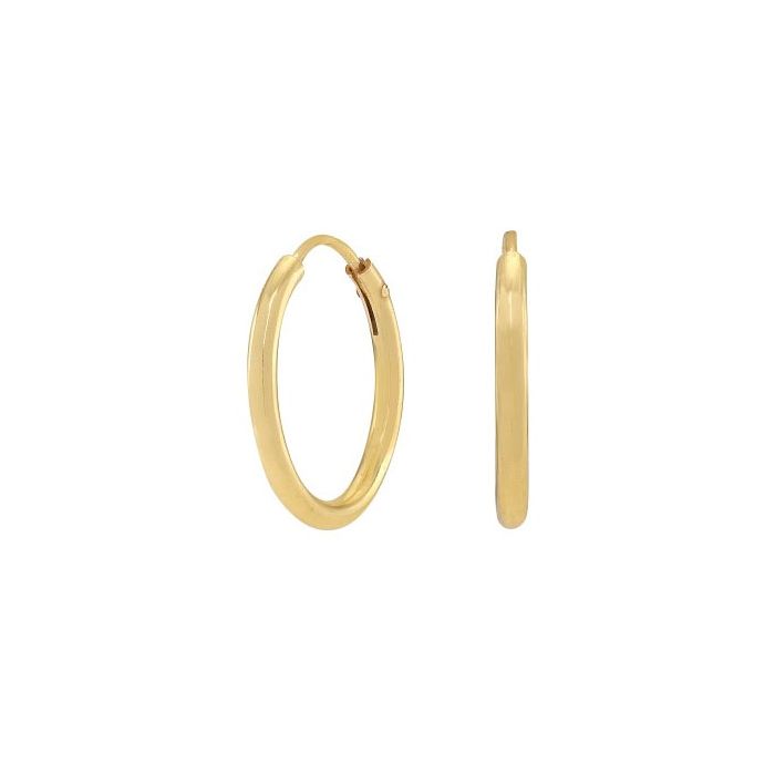 Nordahl Jewellery HOOPS52 örhängen 15mm guld 325 583-3 main product photo