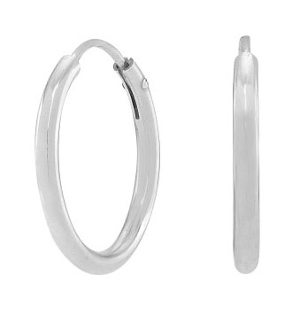 Nordahl Jewellery HOOPS52 örhängen 15mm silver 325 583
