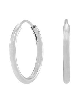 Nordahl Jewellery HOOPS52 örhängen 15mm silver 325 583