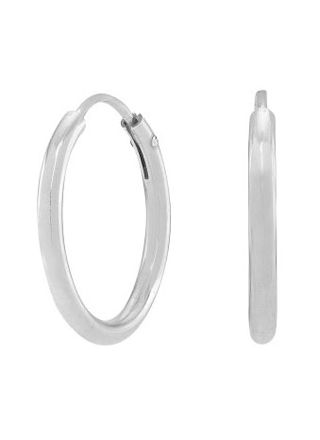 Nordahl Jewellery HOOPS52 örhängen 15mm silver 325 583
