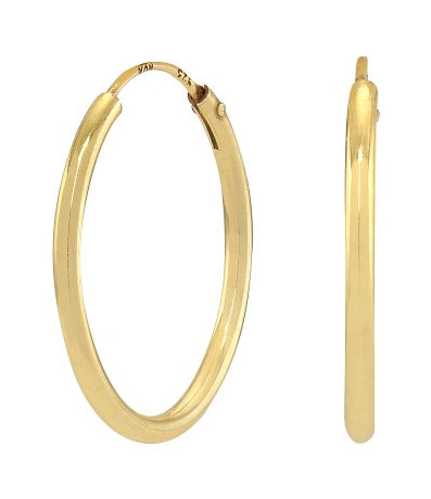 Nordahl Jewellery HOOPS52 örhängen 20mm guld 325 584-3