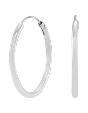 Nordahl Jewellery HOOPS52 örhängen 20mm silver 325 584