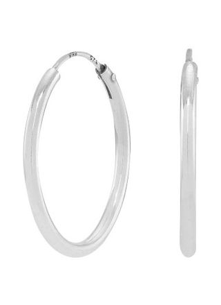 Nordahl Jewellery HOOPS52 örhängen 20mm silver 325 584