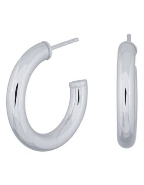 Nordahl Jewellery SIMPLE52 örhängen 25mm silver 325 665