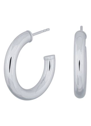 Nordahl Jewellery SIMPLE52 örhängen 25mm silver 325 665