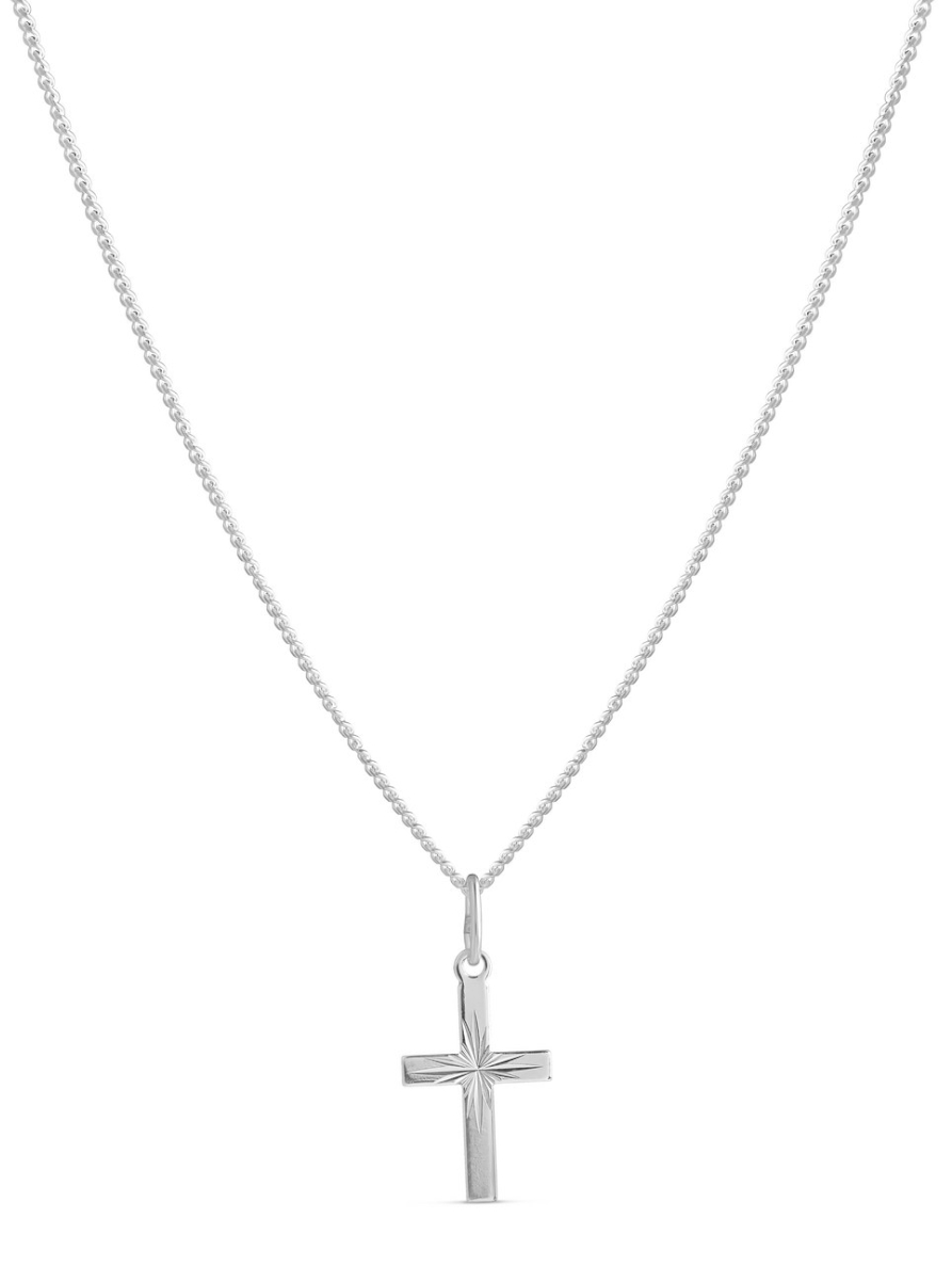 Top Gold silverkors mönstrat litet 32 5088 0500