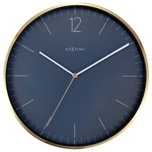 NeXtime Essential Gold väggklocka 3252BL main product photo