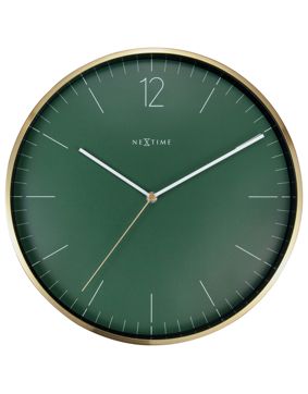 NeXtime Essential Gold väggklocka 3252GN