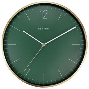 NeXtime Essential Gold väggklocka 3252GN main product photo