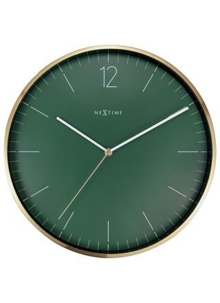 NeXtime Essential Gold väggklocka 3252GN