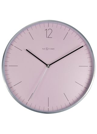 NeXtime Essential Silver väggklocka 3254RZ