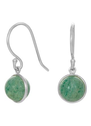 Nordahl Jewellery SWEETS52 örhängen grön aventurin/silver 329 018