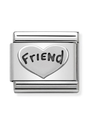 Nomination SilverShine Friend Heart 330101-18