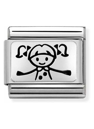 Nomination Composable Classic Link Sterling Silver Girl 330109 49