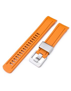Crafter Blue CB05 Orange gummiarmband till Seiko SKX