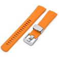 Crafter Blue CB08 Orange gummiarmband till Seiko Turtle