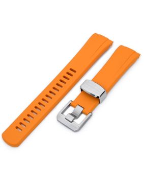 Crafter Blue CB08 Orange gummiarmband till Seiko Turtle