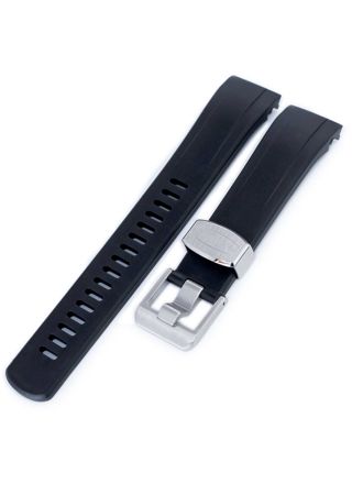 Crafter Blue CB09 Black gummiarmband till Seiko Samurai