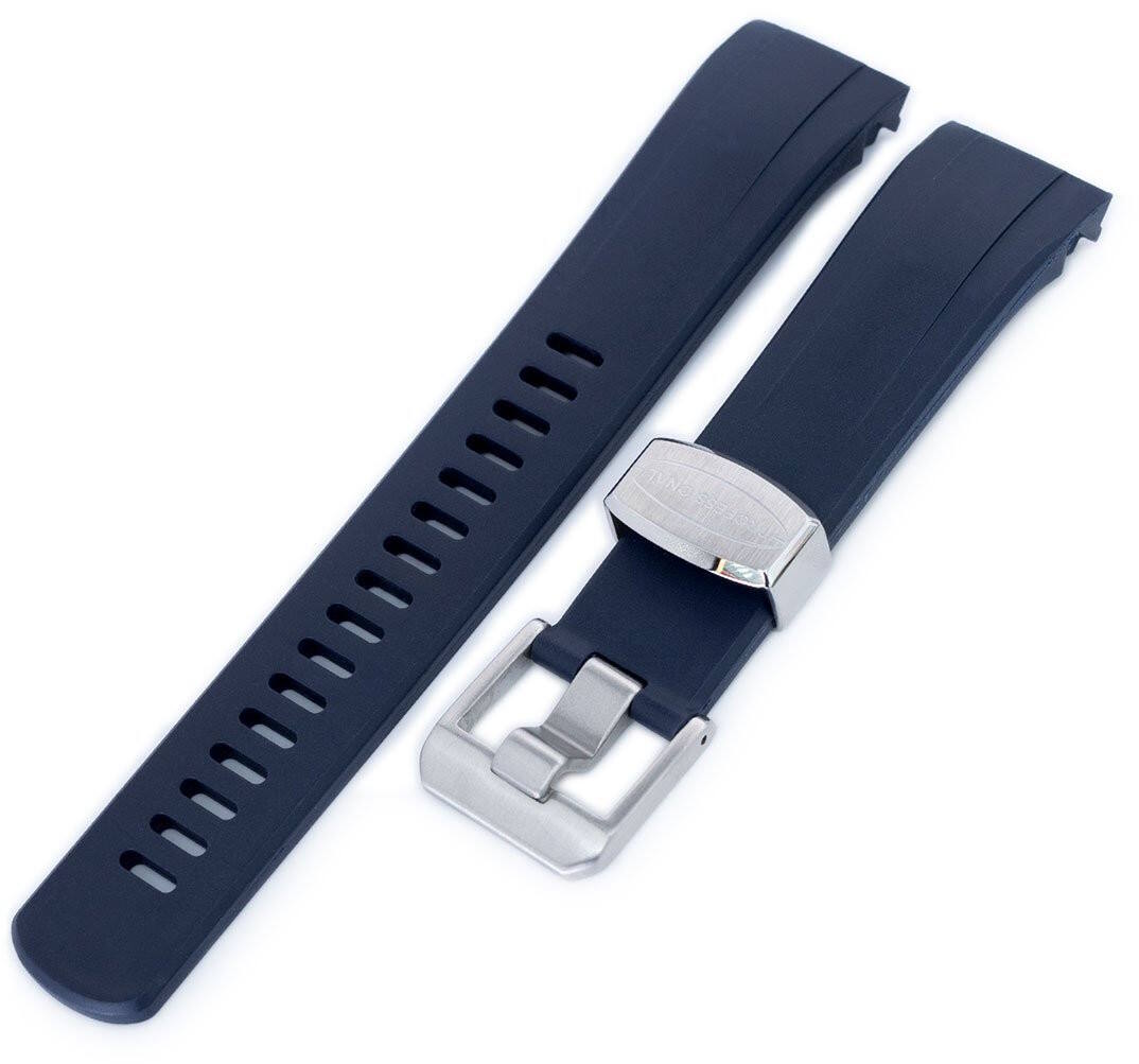 Crafter Blue CB09 Navy gummiarmband till Seiko Samurai