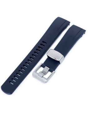 Crafter Blue CB09 Navy gummiarmband till Seiko Samurai