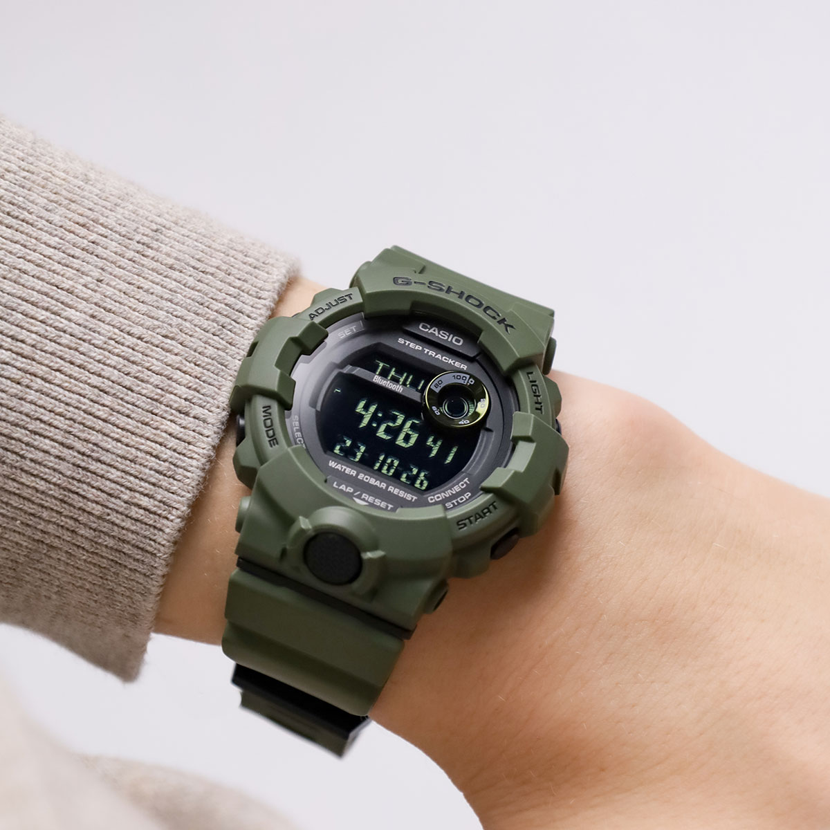 Casio G-Shock GBD-800UC-3ER Verde Militare Contapassi | Paladini - Gioielli Paladini - Foto 13
