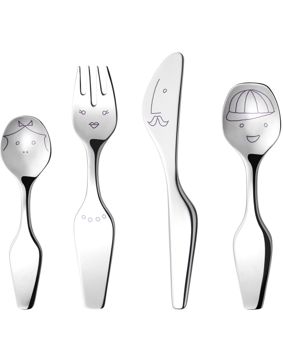 Georg Jensen Alfredo The Twist Family bestick 4-pack 3580049