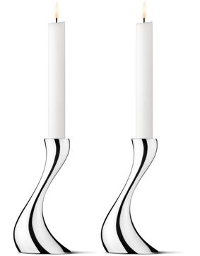 Georg Jensen Cobra Small ljusstakar 2-pack 3586694