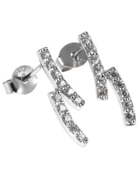 Silver Bar Two long örhängen 18 mm 3930