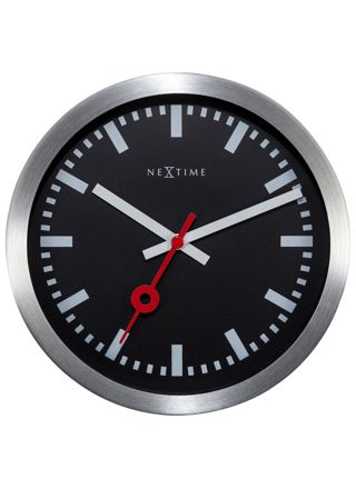 NeXtime Station väggklocka 3998STZW