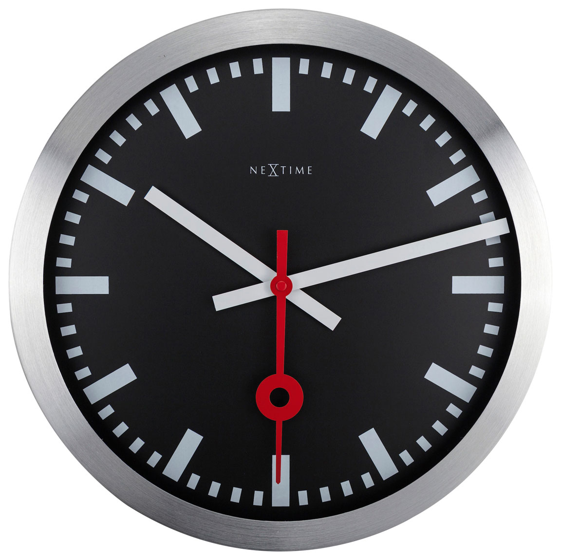 NeXtime Station väggklocka 3999STZW