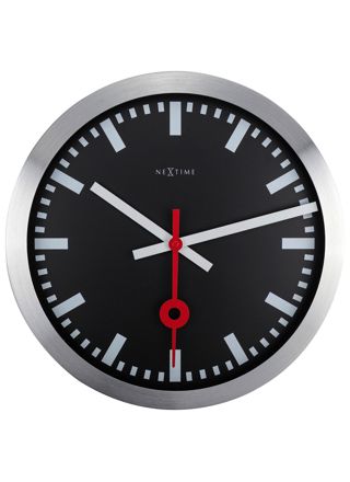 NeXtime Station väggklocka 3999STZW