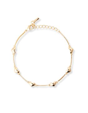 Sparv Little Hearts armband guldfärgat 2280101