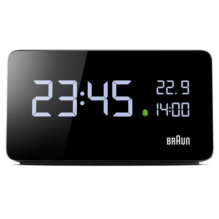 Braun digital väckarklocka 2x USB-C BC20BEU main product photo
