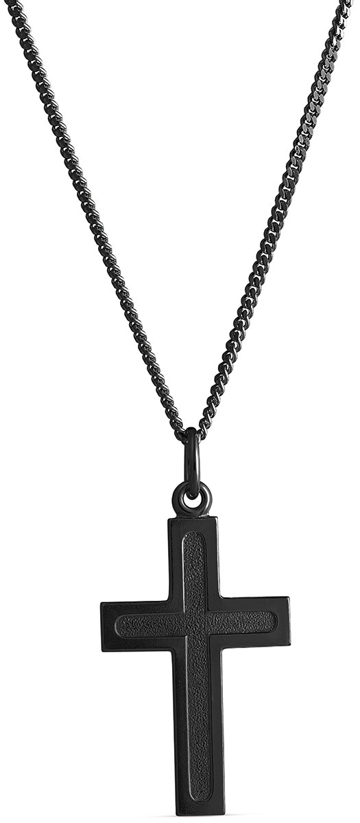 Top Gold silver kors svart 4256783500