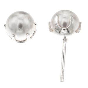 Silver Bar pärlörhängen 6 mm 4220 main product photo