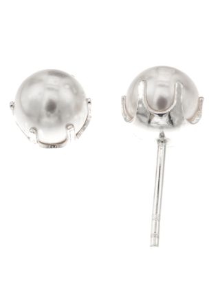 Silver Bar pärlörhängen 6 mm 4220