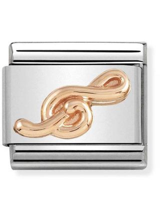 Nomination Rose gold Trble clef 430106-13
